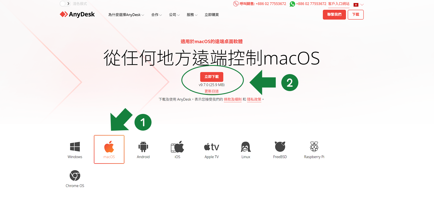 從任何地方遠端控制macOS